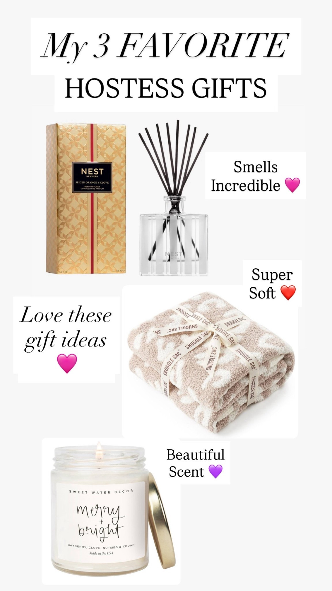 FAVORITE HOSTESS GIFTS 🩷

#LTKHoliday #LTKGiftGuide