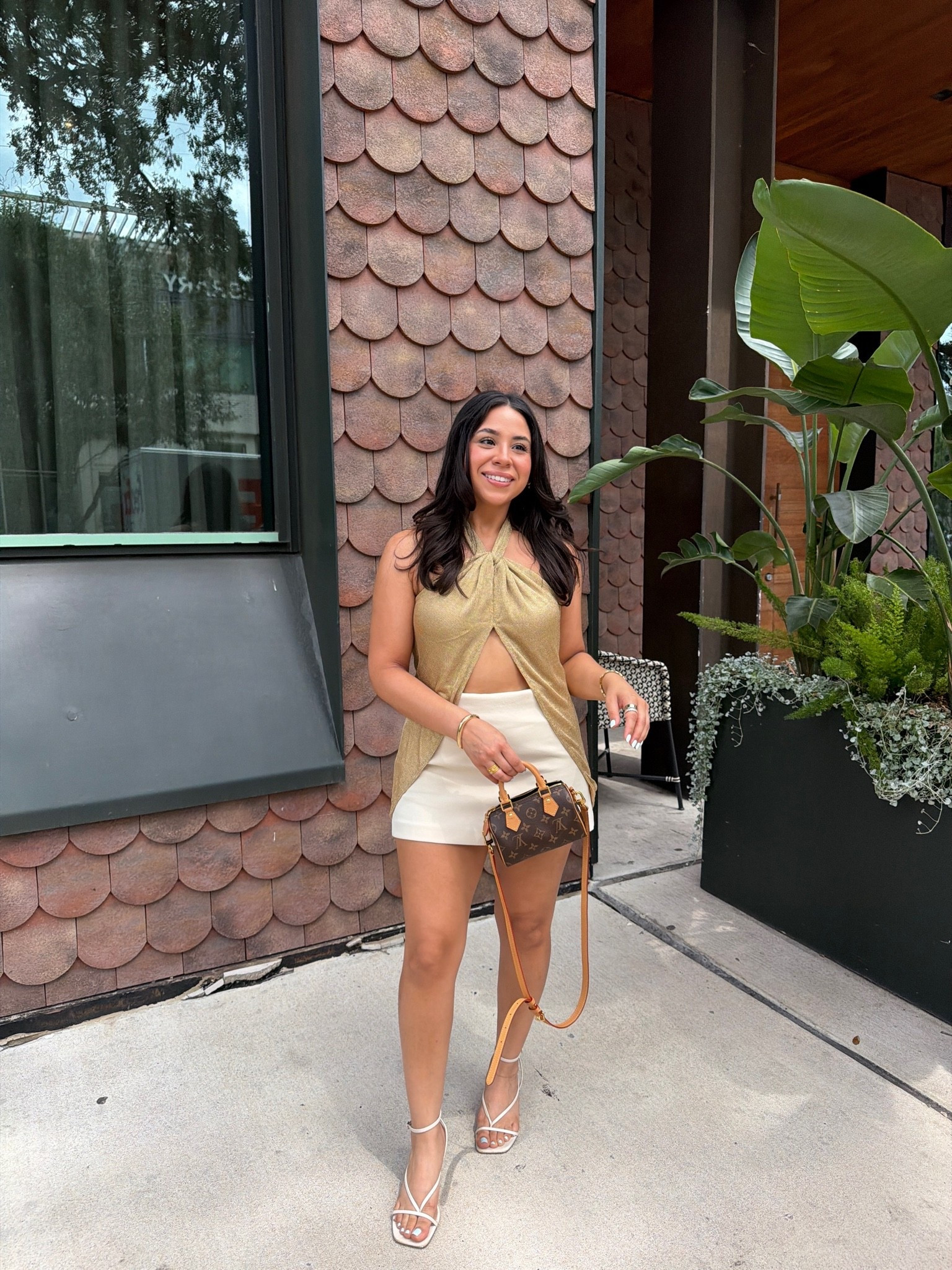 Top: small
Skirt: 6 
Heels: 6.5 
Nano speedy bag

#LTKgrwm #LTKootd #LTKSaleAlert