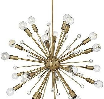 Savoy House Galea 24 Light Chandelier 7-6099-24-322, Sputnik Warm Brass | Amazon (US)