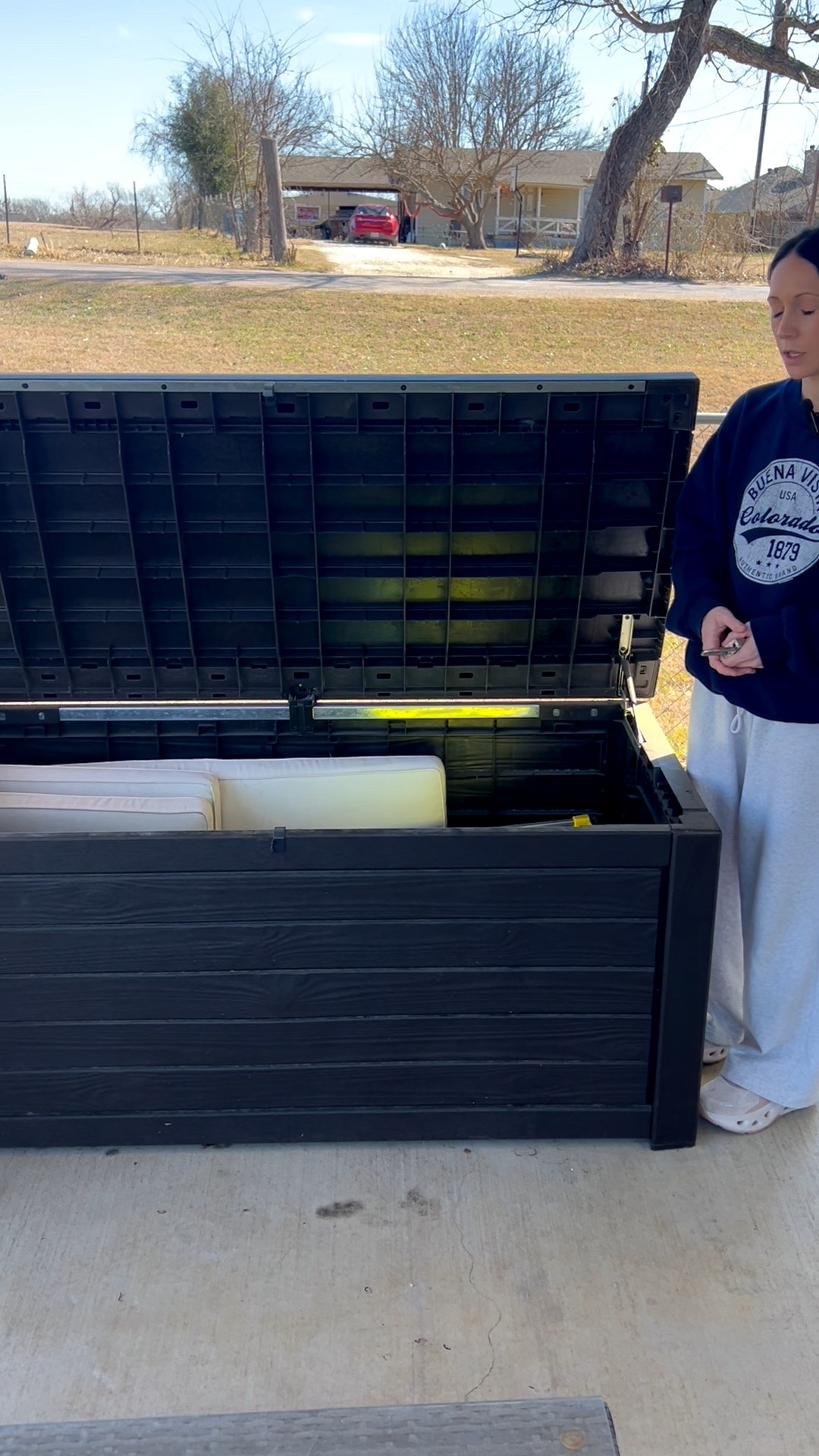 Outdoor storage 

#LTKHome #LTKmomlife #LTKKids