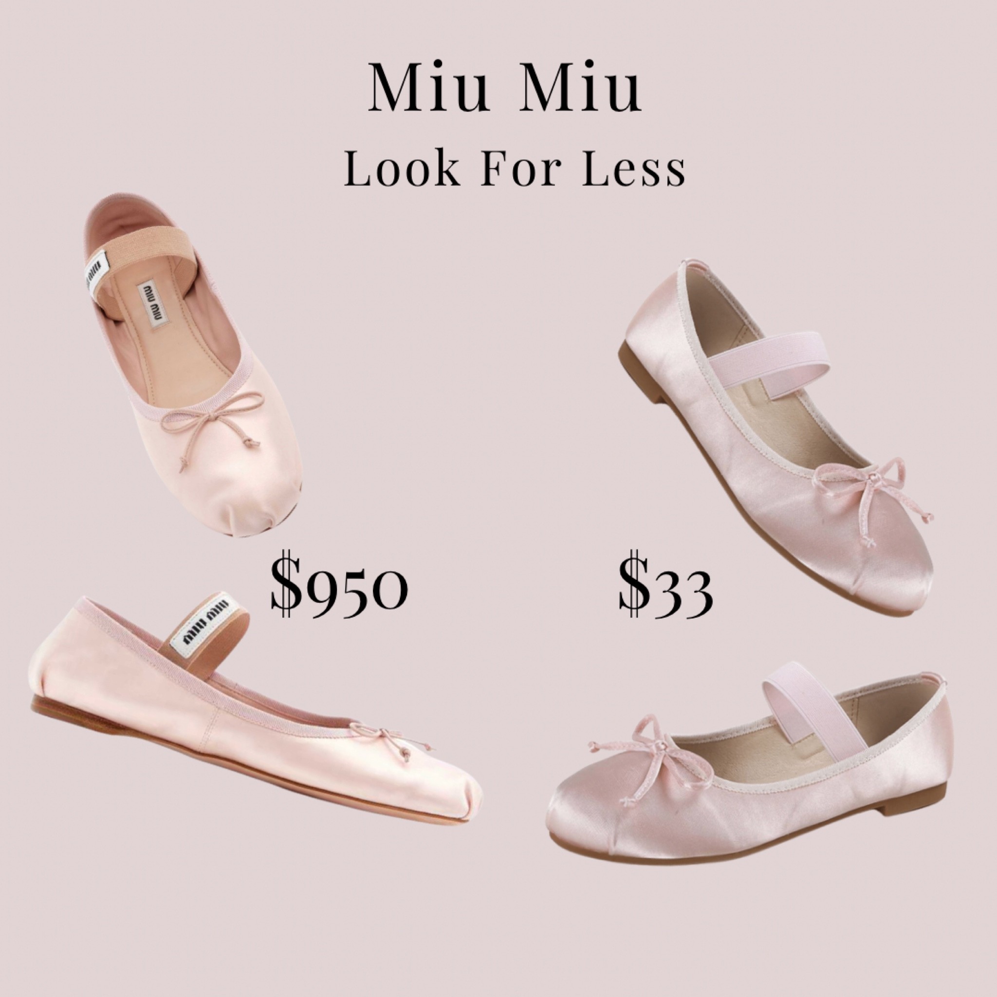 Miu Miu Ballet Flat Look Alike 🩰

#LTKsalealert #LTKunder50 #LTKunder100