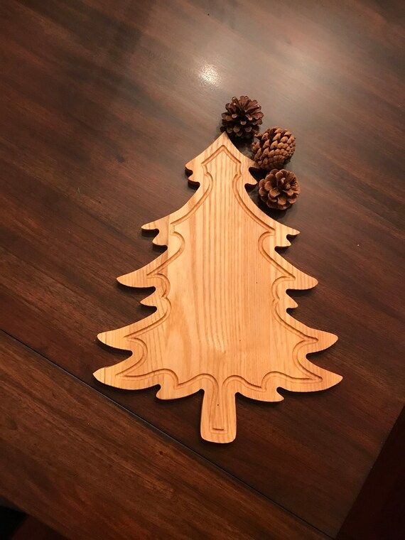 Christmas tree cutting board/ Christmas tree charcuterie board/ Ash cutting board/ Pine tree cutt... | Etsy (US)