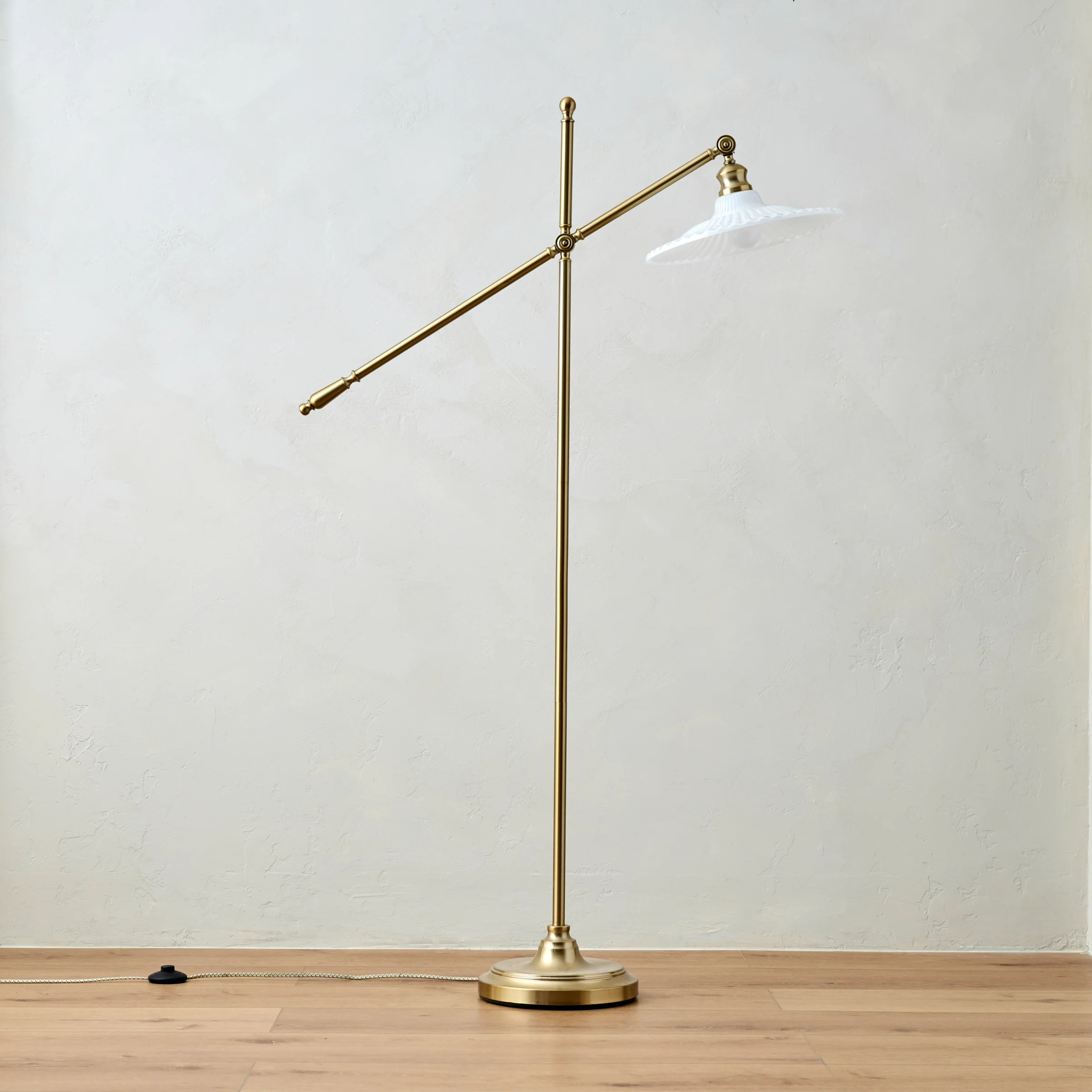 Marjorie Milk Glass Floor Lamp | Magnolia