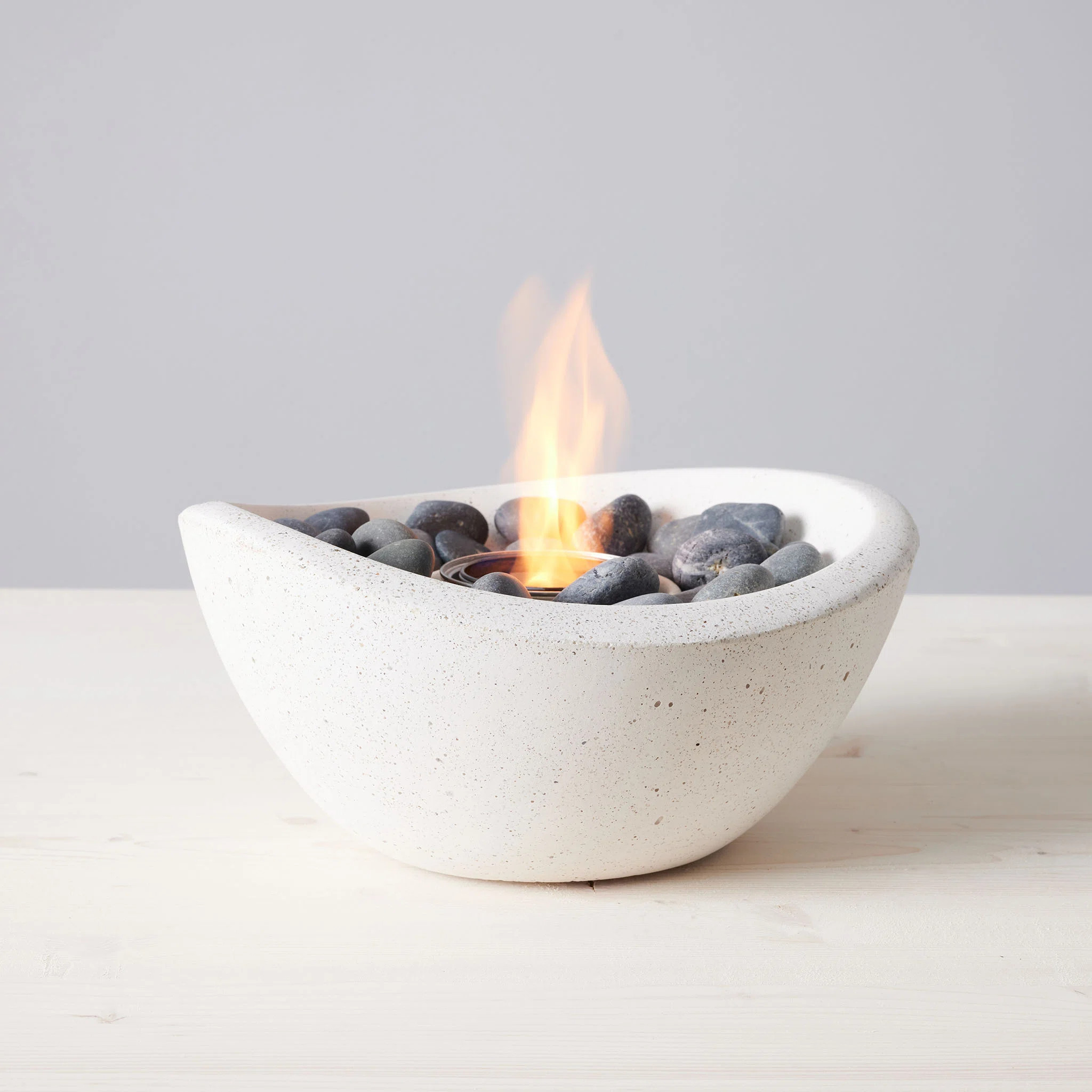TerraFlame Wave Concrete Table Top Gel Fuel Fire Bowl - Indoor and Outdoor UseByTerraFlame4.7Rate... | Wayfair North America