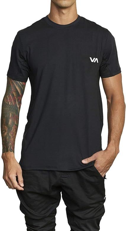 RVCA Men's Sport Vent Short Sleeve Crew Neck T-Shirt | Amazon (US)