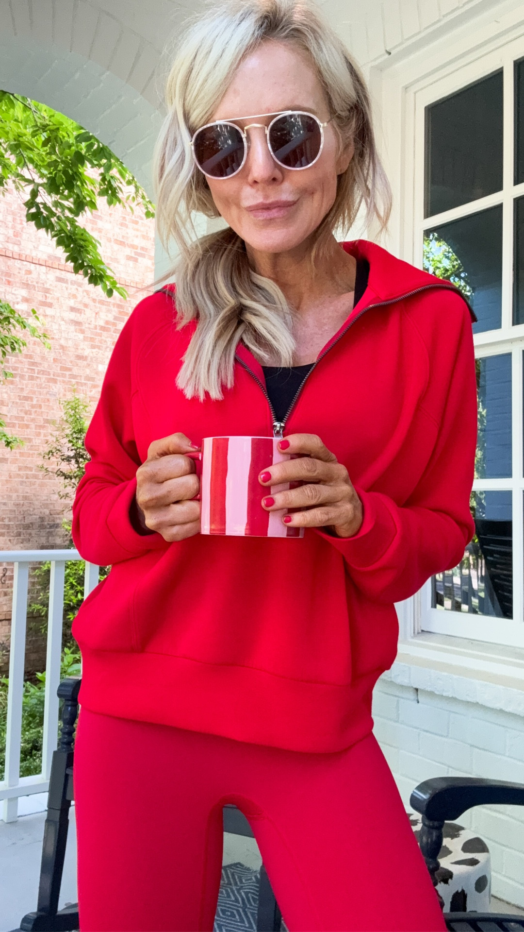 @Spanx for the win! wearing XS in leggings and tank and small in pullover = Natashaxspanx for 15% off + free shipping for new customers! 

#LTKActive #LTKmomlife #LTKSeasonal