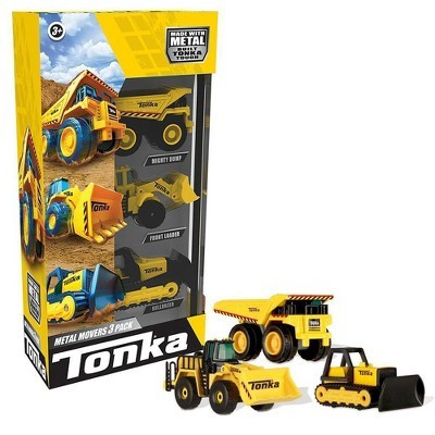 Tonka Metal Movers - 3pk: Toy Construction Vehicles Set | Target