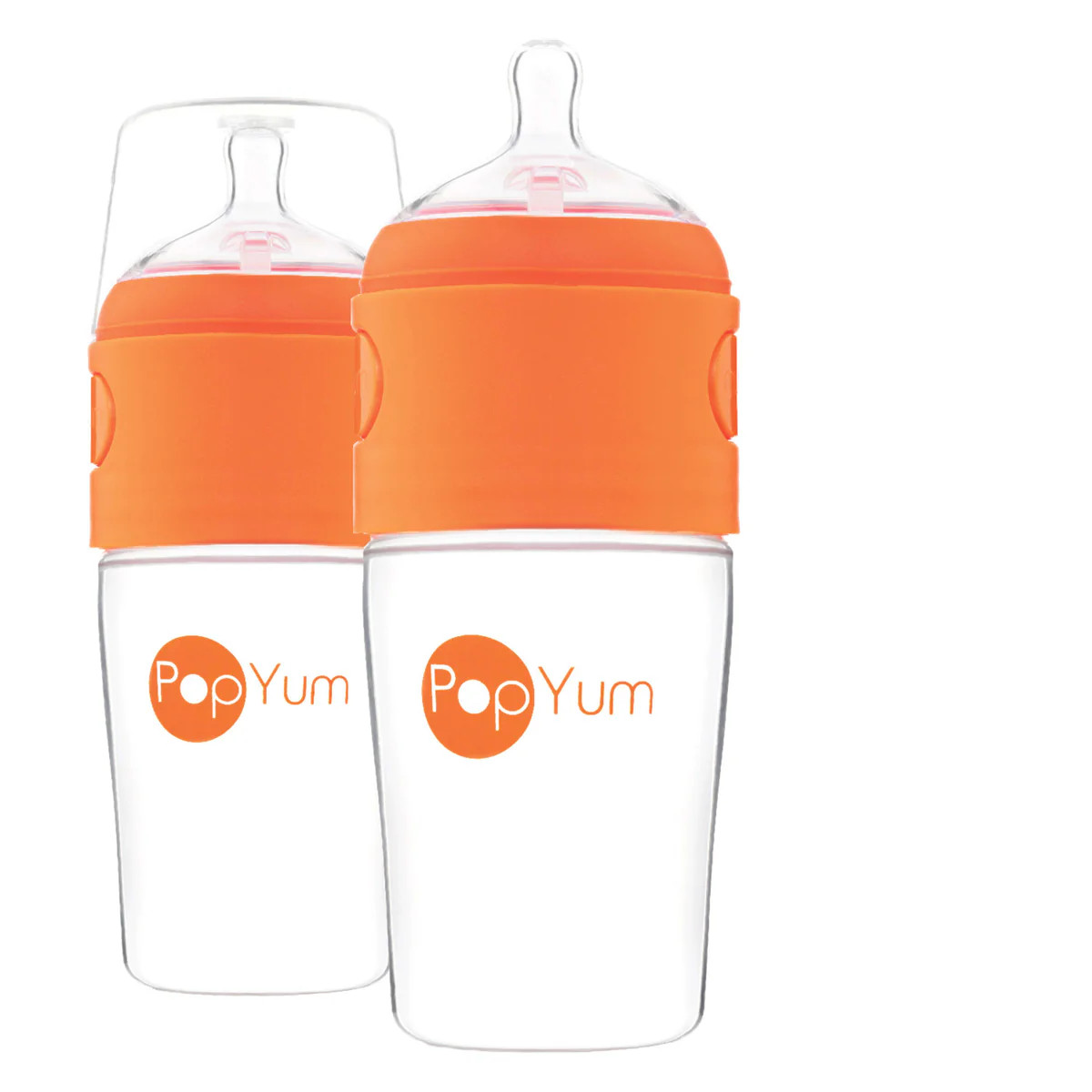 PopYum Anti-Colic Formula Making Baby Bottle, 2 pack, 9 oz, 270 ml | PopYum