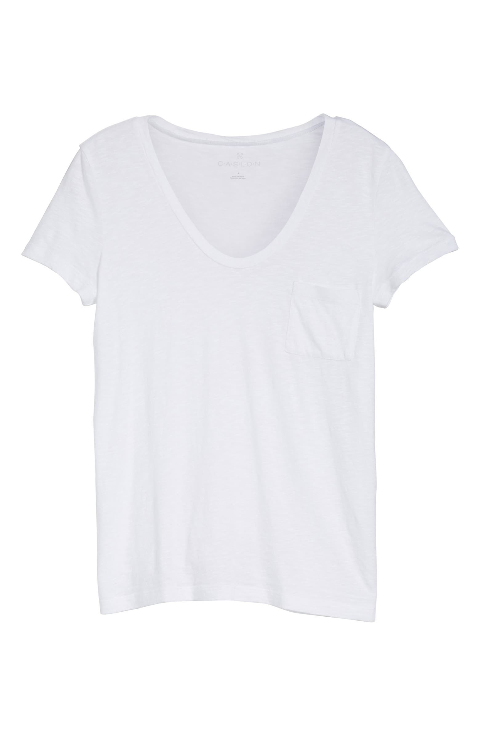 Rounded V-Neck T-Shirt | Nordstrom