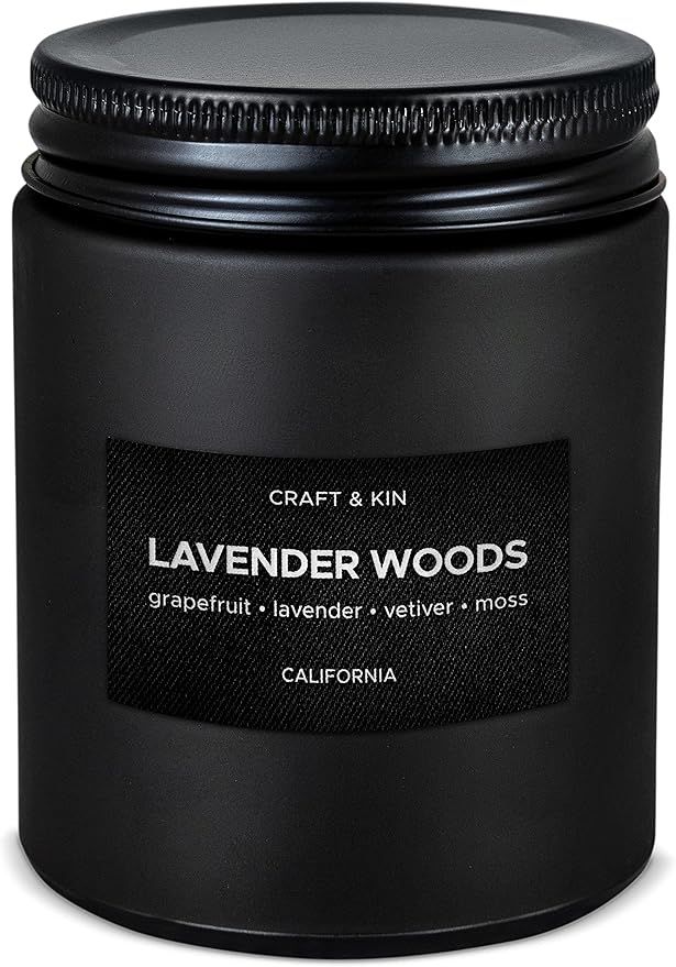 Scented Candles for Men | Lavender and Wood Scented Candle | Soy Candles for Home Scented | Aroma... | Amazon (US)