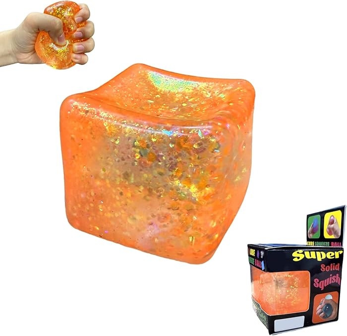 Premium Block Cube Squishy \u2013 Ice Cube Squishies for Adults, Squishy Cube, Stress Cube (Boxed... | Amazon (US)