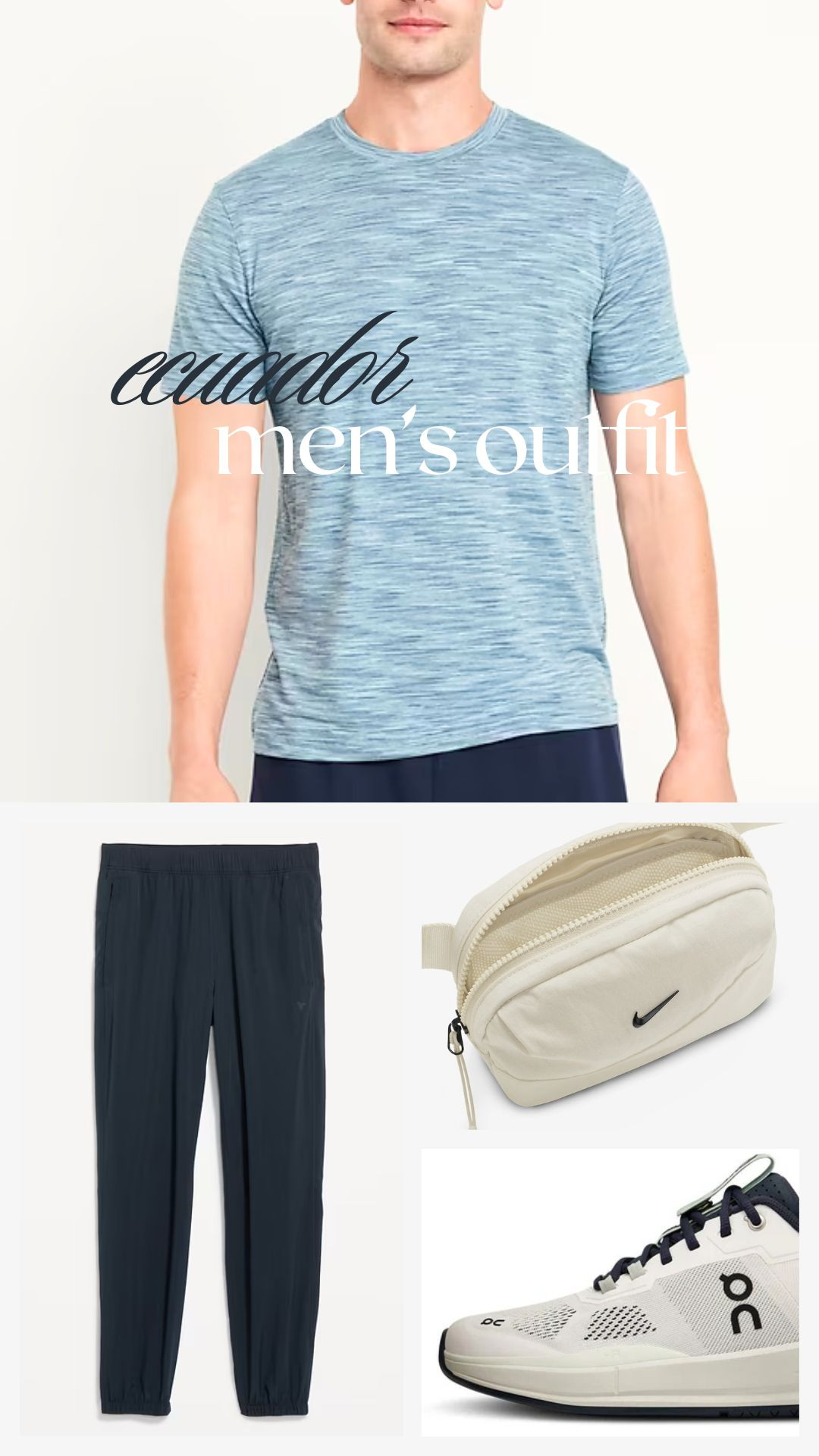 Effortless and stylish for exploring Ecuador!✨ This men’s outfit is perfect for adventure and comfort.  

 

#LTKTravel #LTKFitness #LTKMens