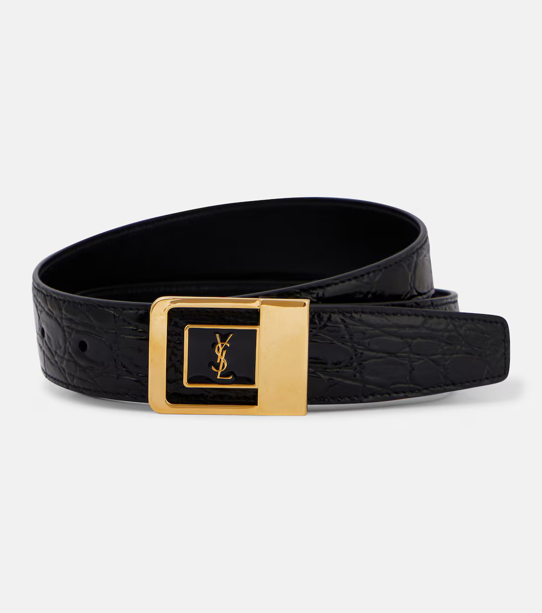 La 66 croc-effect leather belt | Mytheresa (US/CA)