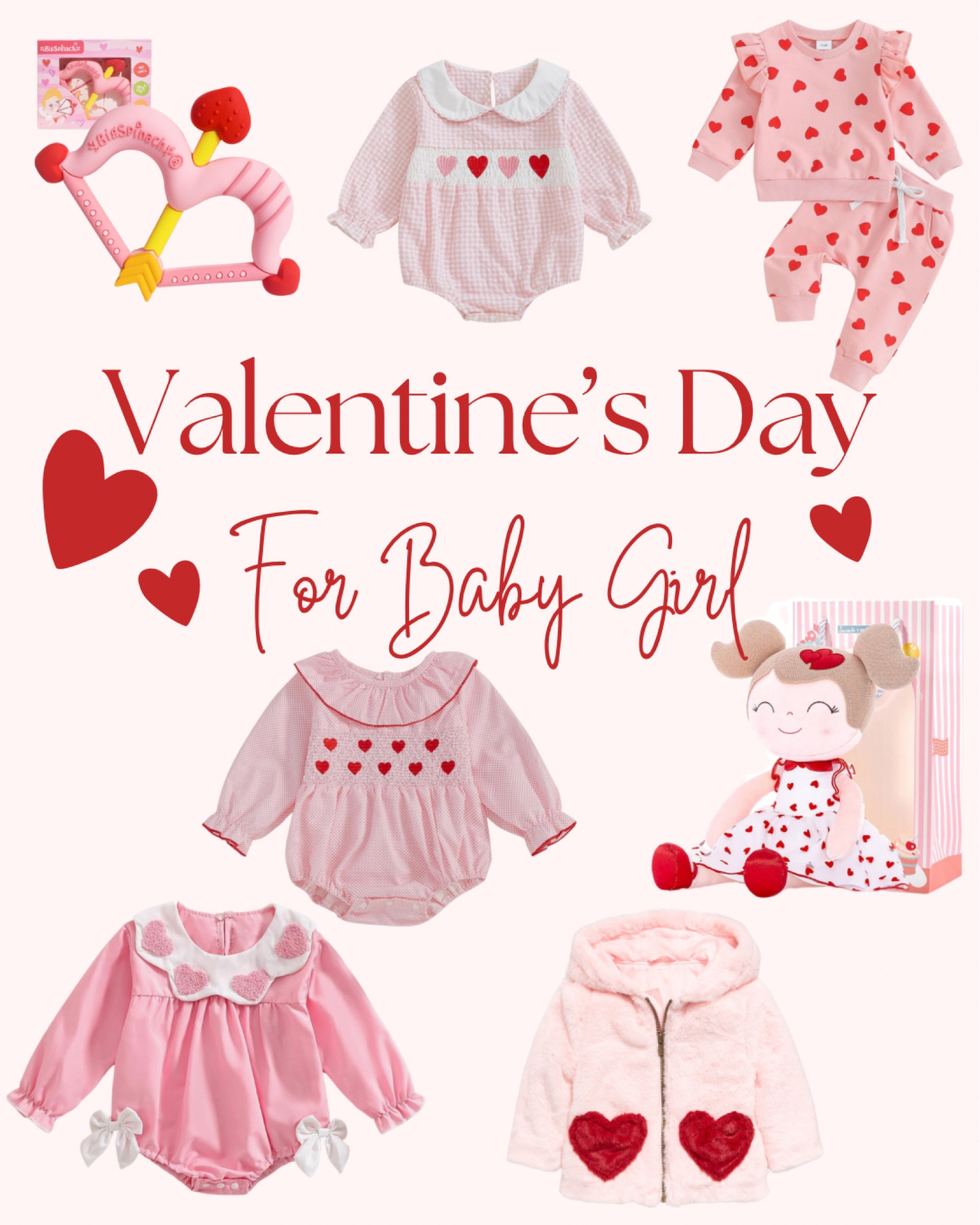 Valentine’s Day clothes and toys for baby girl all under $20. 🩷 Old Navy finds all on sale! 

#ValentinesDay #babygirl #sale 

#LTKSaleAlert #LTKBaby #LTKSeasonal