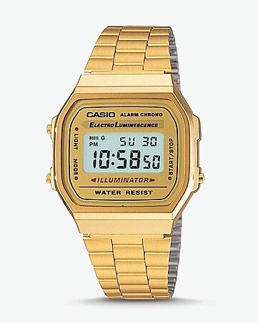 vintage casio gold digital watch | Express