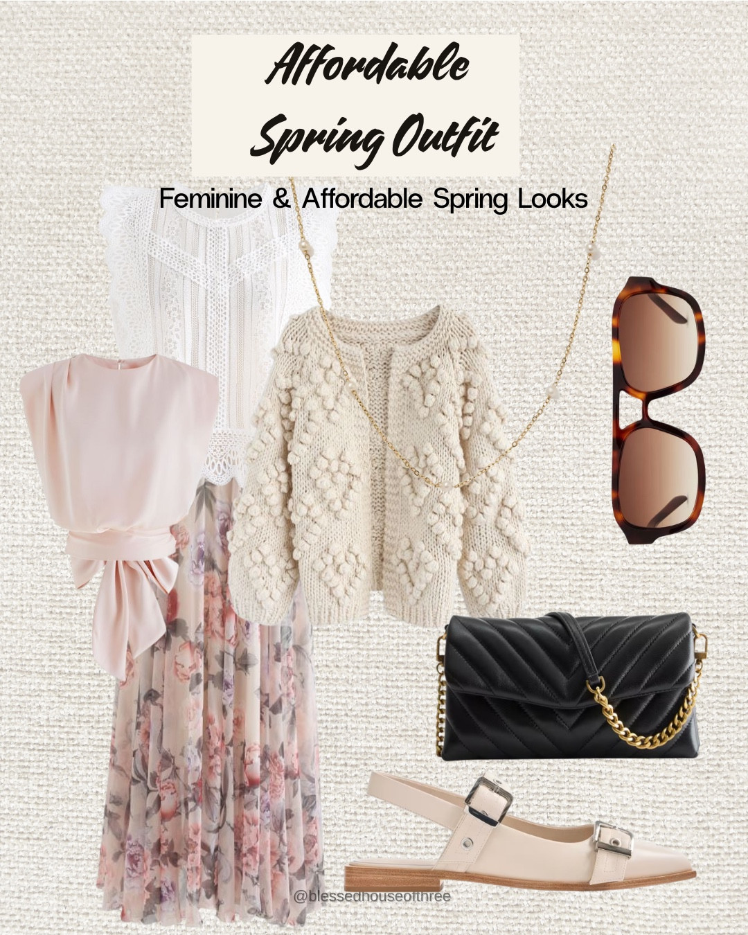Spring outfit planning starts now 🌸 Sharing feminine & affordable outfit ideas perfect for Easter, church, brunch, or any spring event. I love how a soft cardigan layer makes these looks wearable through cooler mornings while still feeling light and seasonal. The flowy skirts and delicate details feel elevated but still comfortable enough for all-day wear. Save this for Easter outfit inspiration or upcoming spring celebrations. @Quince @Chicwish 

#LTKSaleAlert #LTKmomlife #LTKSeasonal