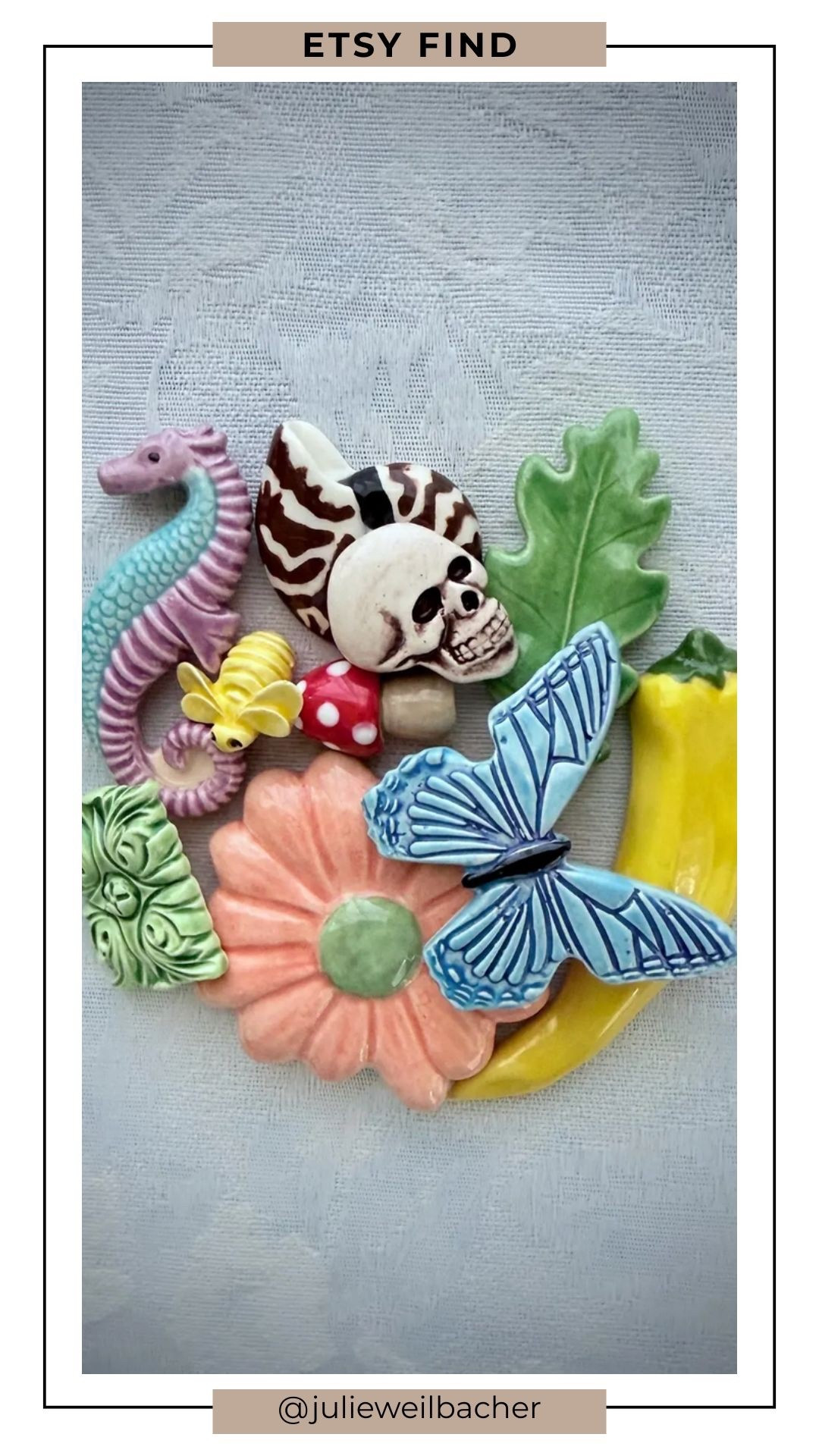 If you love a little creative mystery, this one’s for you. 🎨✨ A handmade ceramic tile grab bag filled with unique shapes, textures, and colors...perfect for mosaics, mixed media projects, crafting, or even styling in a decorative bowl for instant coffee table convo. 

These kinds of pieces are great when you want to loosen up, experiment, and let the materials lead the way. A fun way to refresh your creative stash without overthinking it.

For mosaic tips, tutorials, inspiration, and so much more please visit my YouTube channel: YouTube.com/julieweilbacher. Follow @julieweilbacher on Instagram for all things mosaic art.

#craftsupplies #creativefinds #homedecorinspo #artisttools #mosaic #mixedmediaart #ceramictiles #backsplash #creativehobby #artmaterials #handmadefinds #etsy

#LTKHome #LTKFindsUnder50