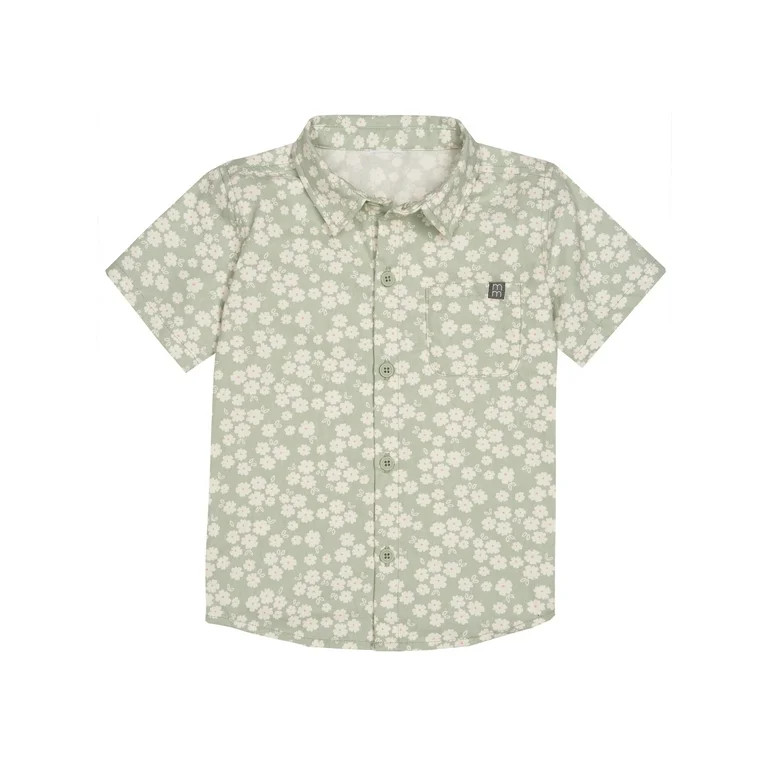Modern Moments by Gerber Toddler Boy Woven Shirt and Short Set, Sizes 12M-5T | Walmart (US)
