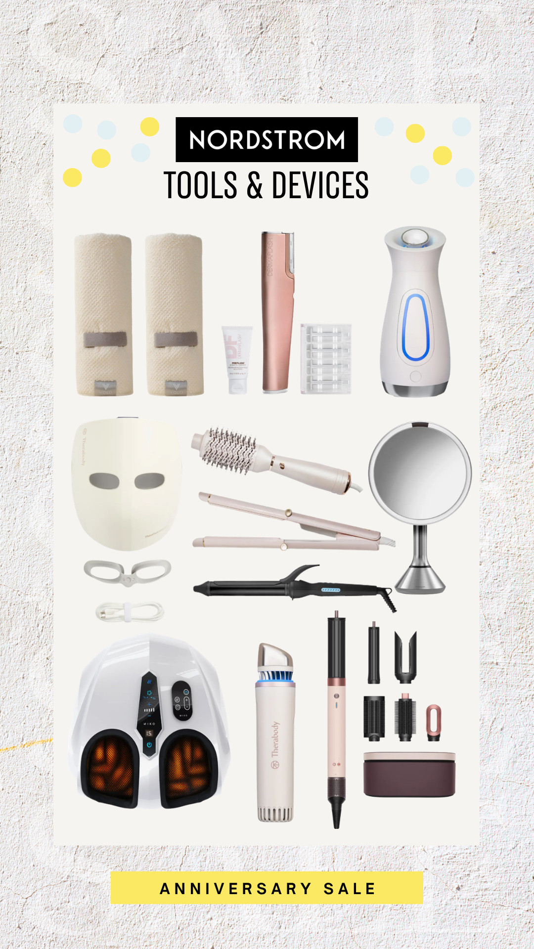 Nordstrom Anniversary Sale. Upgrade your self-care routine with beauty tools and devices designed for glowing skin and effortless styling all summer long. Summer beauty routine, at home spa, everyday beauty tools, skincare device routine, healthy hair essentials, beauty devices, hair tools, skincare tools, self care, beauty essentials, nsale, dyson sale

#LTKselfcare #LTKSaleAlert #LTKBeauty