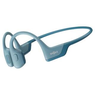 SHOKZ OpenRun Pro Premium Bone-Conduction Open-Ear Sport Headphones with Microphones in Blue | The Home Depot