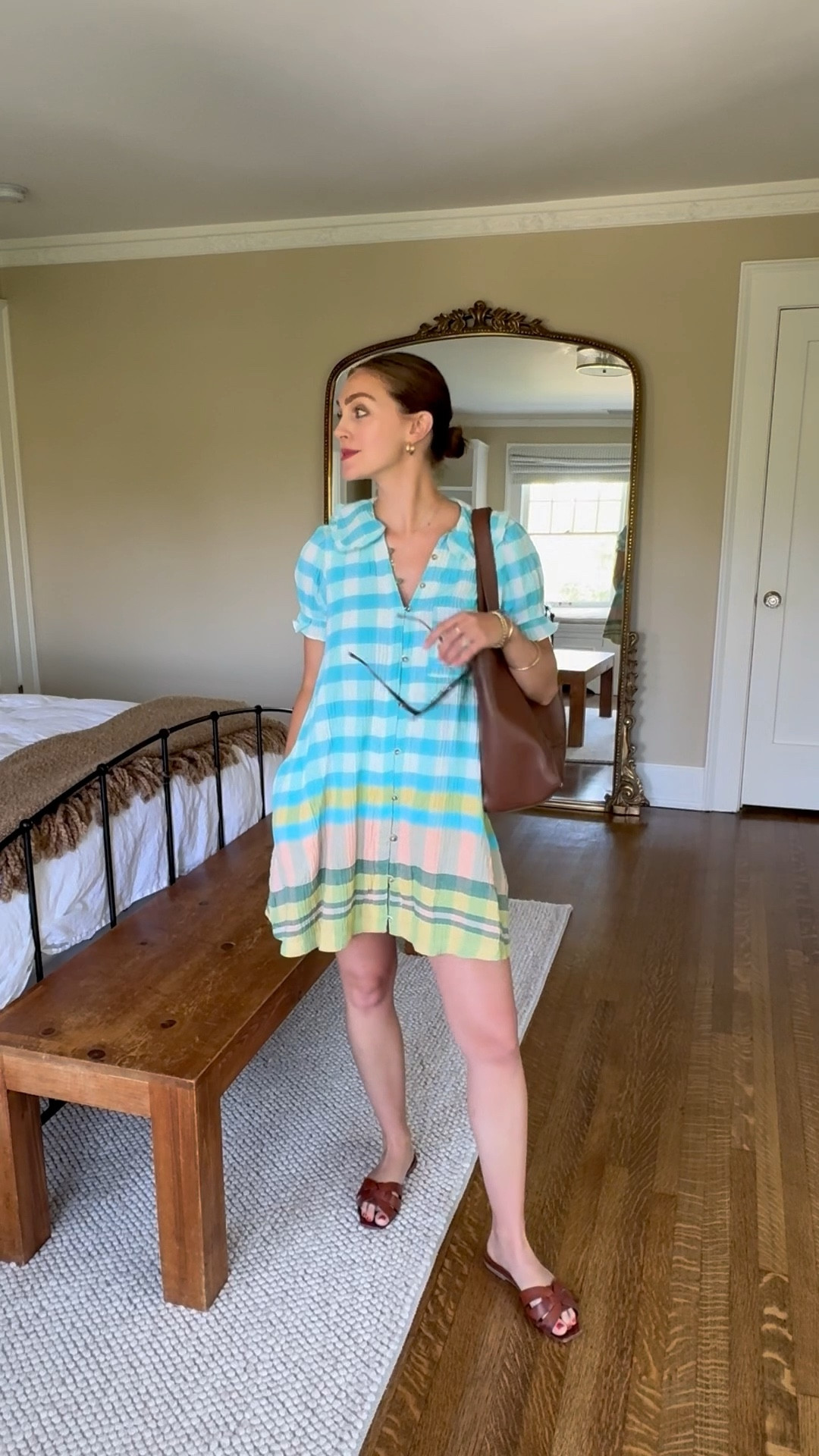 Summer dress // mini dress // plaid // tts // wearing an XS 

#LTKSeasonal