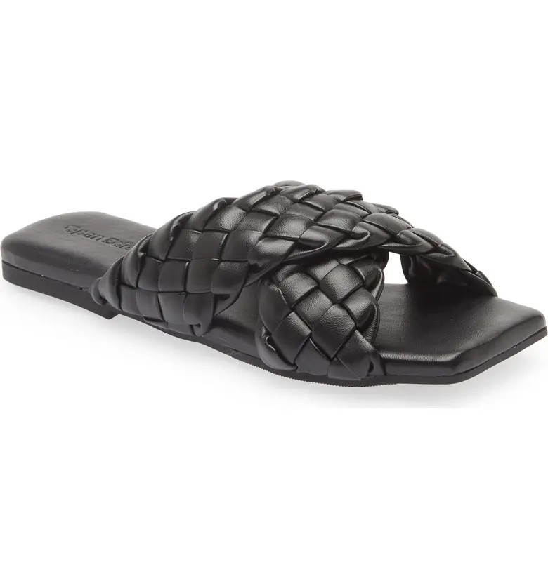 Opal Woven Crisscross Slide Sandal | Nordstrom