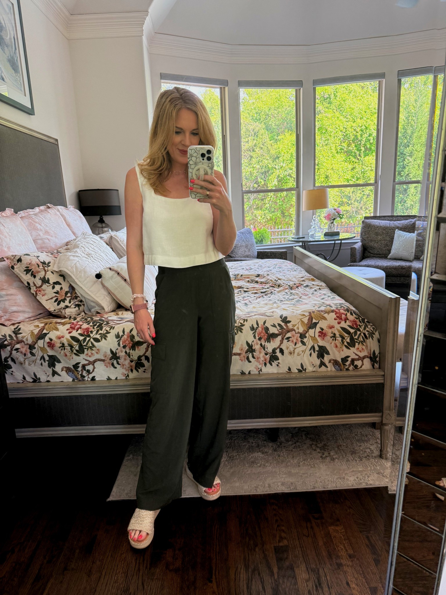 Causal spring look from Athleta 
.
Brooklyn cargo pant, cropped linen pant, platform sandal 
Wide leg pants, tank top, summer look, summer style, spring look, spring style, casual look, casual style, Athleta 

#AthletaStyle #AthleisureGoals #LTKfit #LTKspring #CasualStyle #EverydayAthlete #OnTheGoLook #LTKActivewear #ChicAndComfy #WellnessWear #AthletaVibes


#LTKFindsUnder50 #LTKStyleTip #LTKSeasonal
