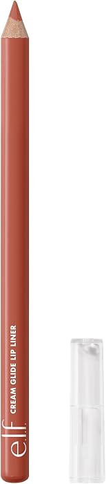 e.l.f. Cream Glide Lip Liner, Highly-Pigmented Pencil For Shaping & Sculpting Lips, Semi-Matte Fi... | Amazon (US)