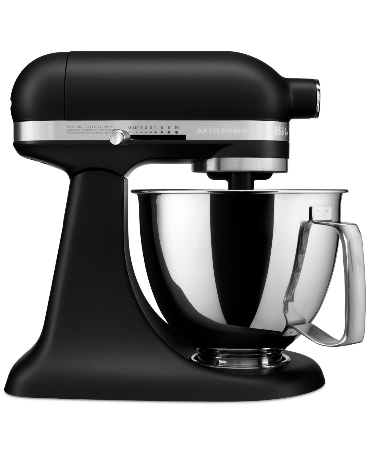 KitchenAid Artisan Mini 3.5 Quart Tilt-Head Stand Mixer - Black Matte | Macy's