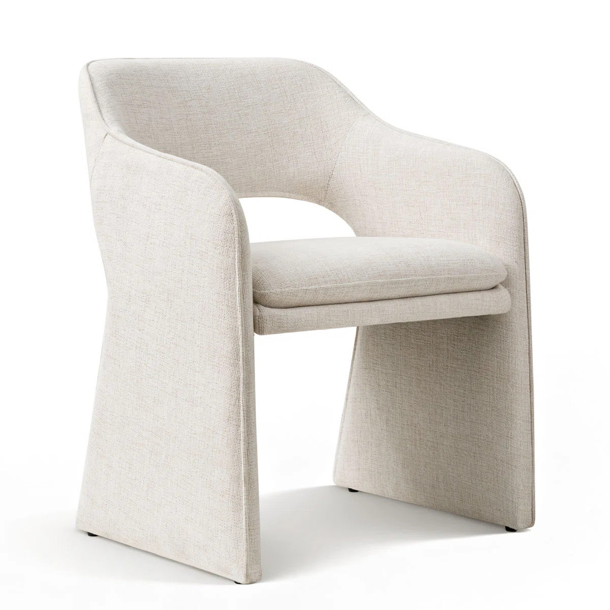 19" Seat Height Upholstered Fabric Dining Armchair (Set of 2) | Wayfair North America