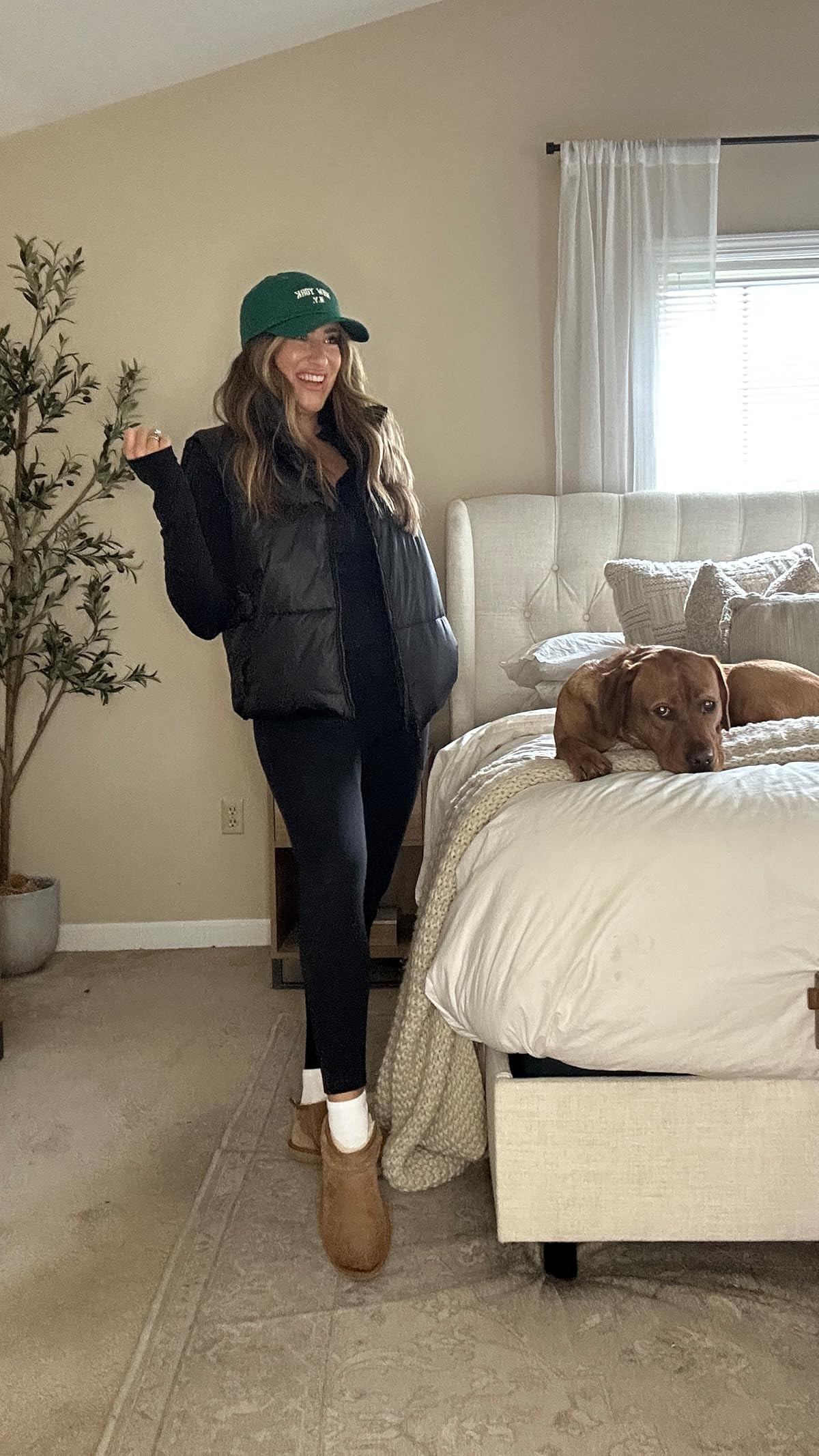 CRZ YOGA Butterluxe Womens V Neck Longline Sports Bra - Padded Workout Crop Tank Top with Built i... | Amazon (US)