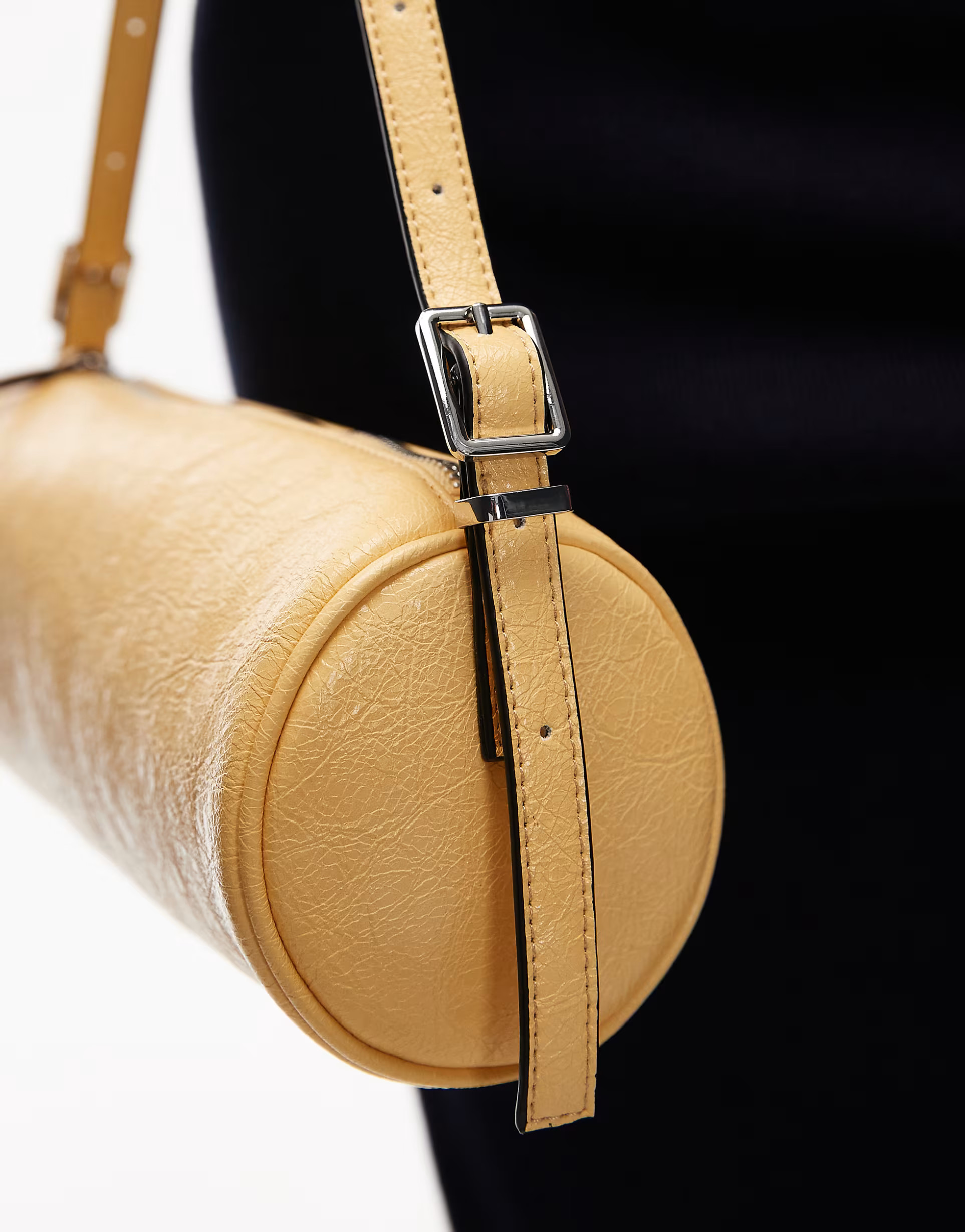 Topshop Sari barrel shoulder bag in buttermilk yellow | ASOS (Global)