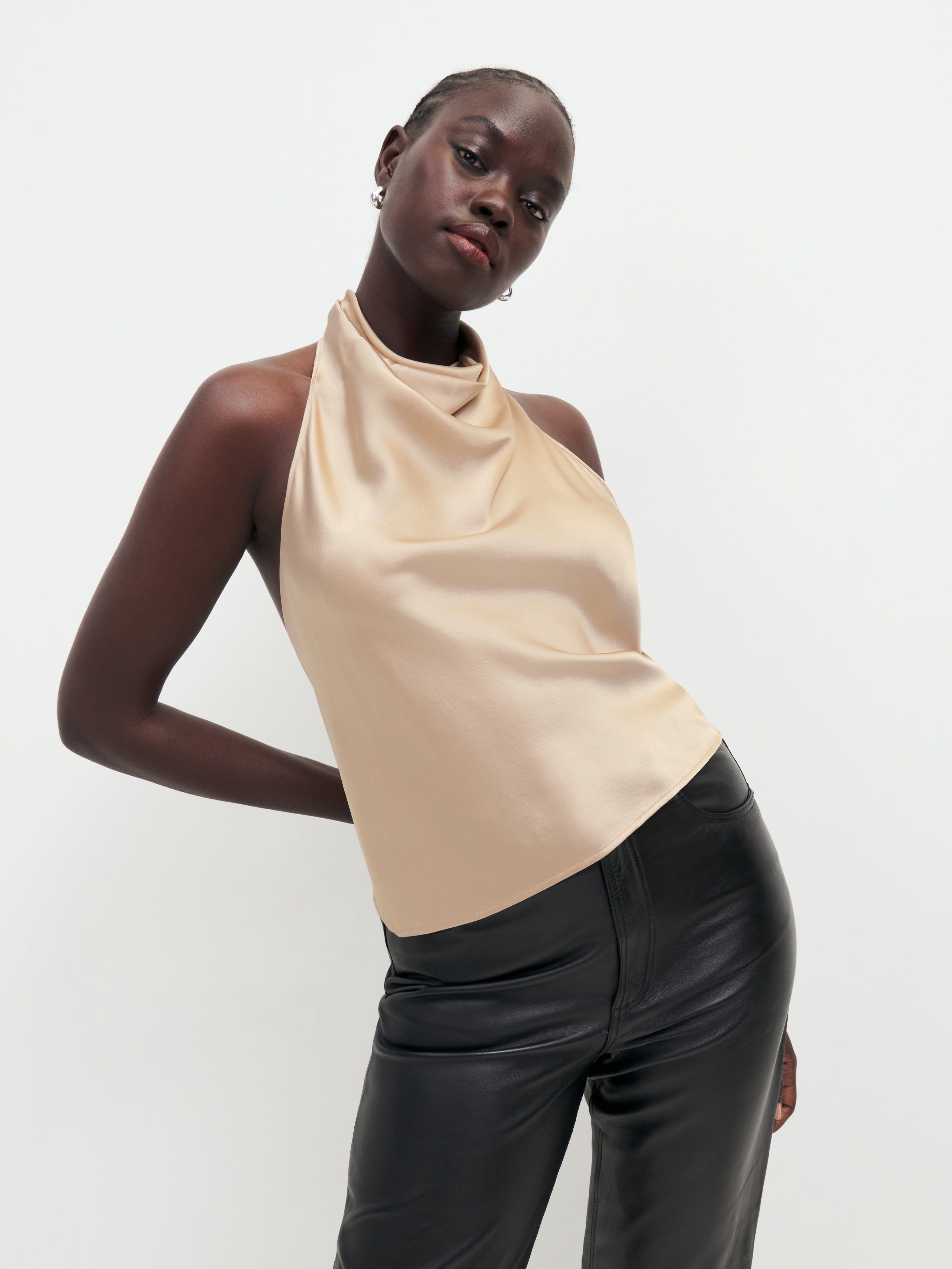 Iman Silk Top | Reformation (Global)