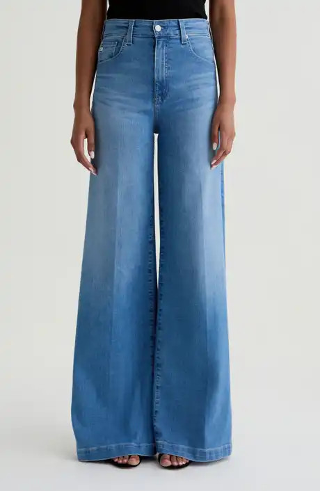MOTHER Lemon Twist High Waist Wide Leg Jeans | Nordstrom | Nordstrom