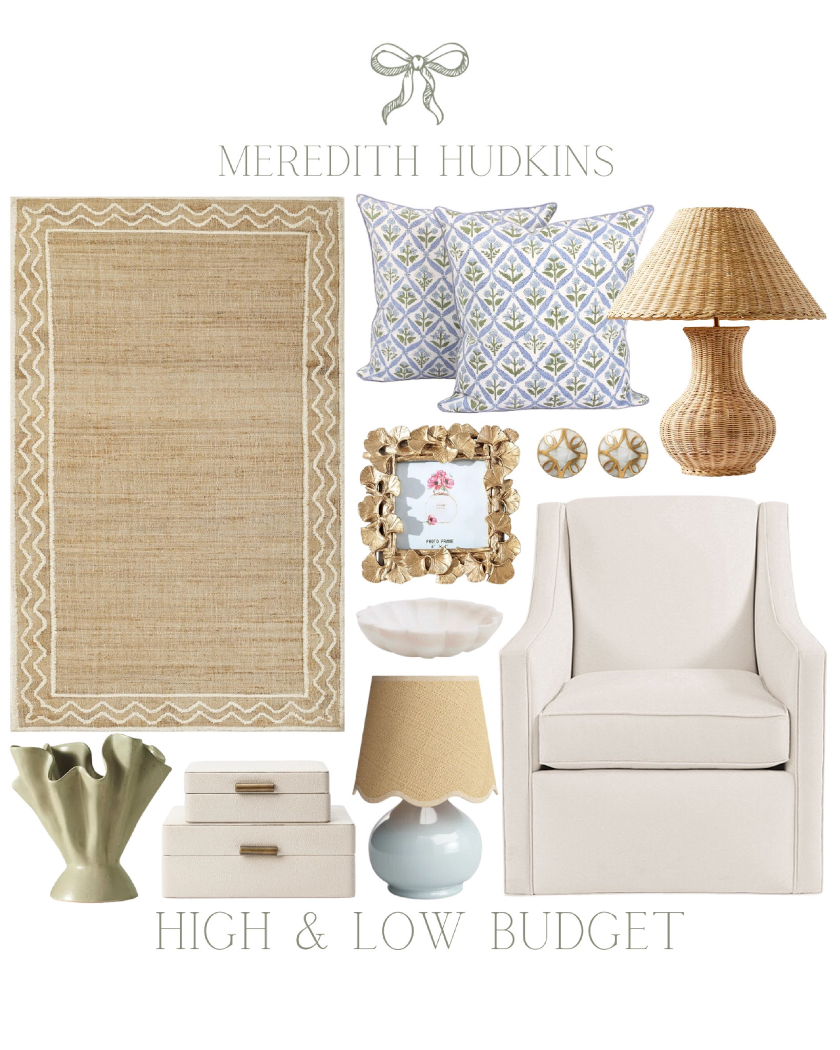 Meredith Hudkins preppy, classic timeless style home decor, upholstered chair, living room bedroom, white accent chair, area rug, jute rug Amazon home Serena and Lilly Lamp Birch Ln., Wayfair shay McGee studio McGee McGee and Co vase, Anthropologie picture frame throw pillow, accent pillow pillow, cover blue and white

#LTKSaleAlert #LTKHome #LTKFindsUnder50