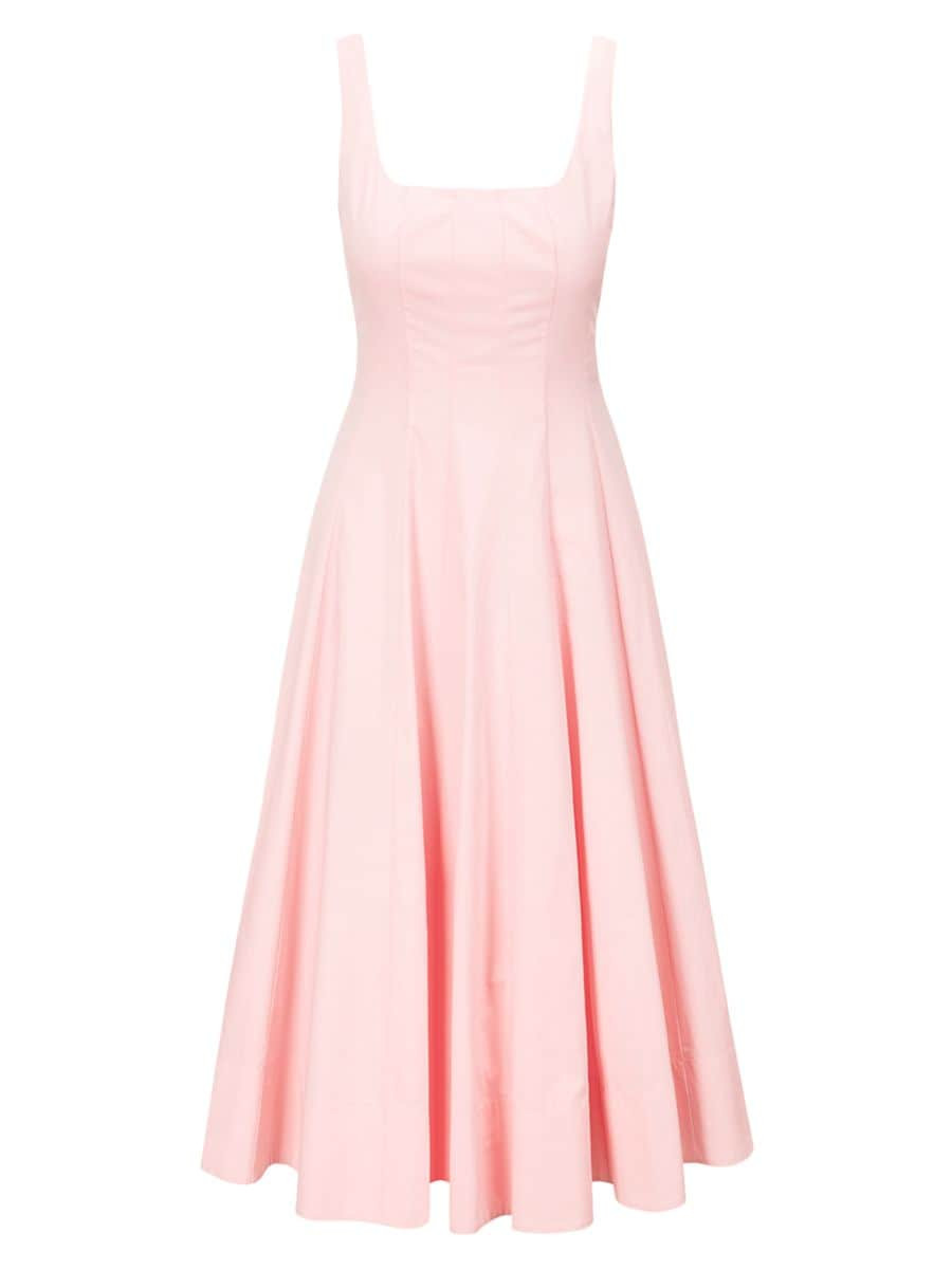 Wells Cotton Poplin A-Line Midi-Dress | Saks Fifth Avenue