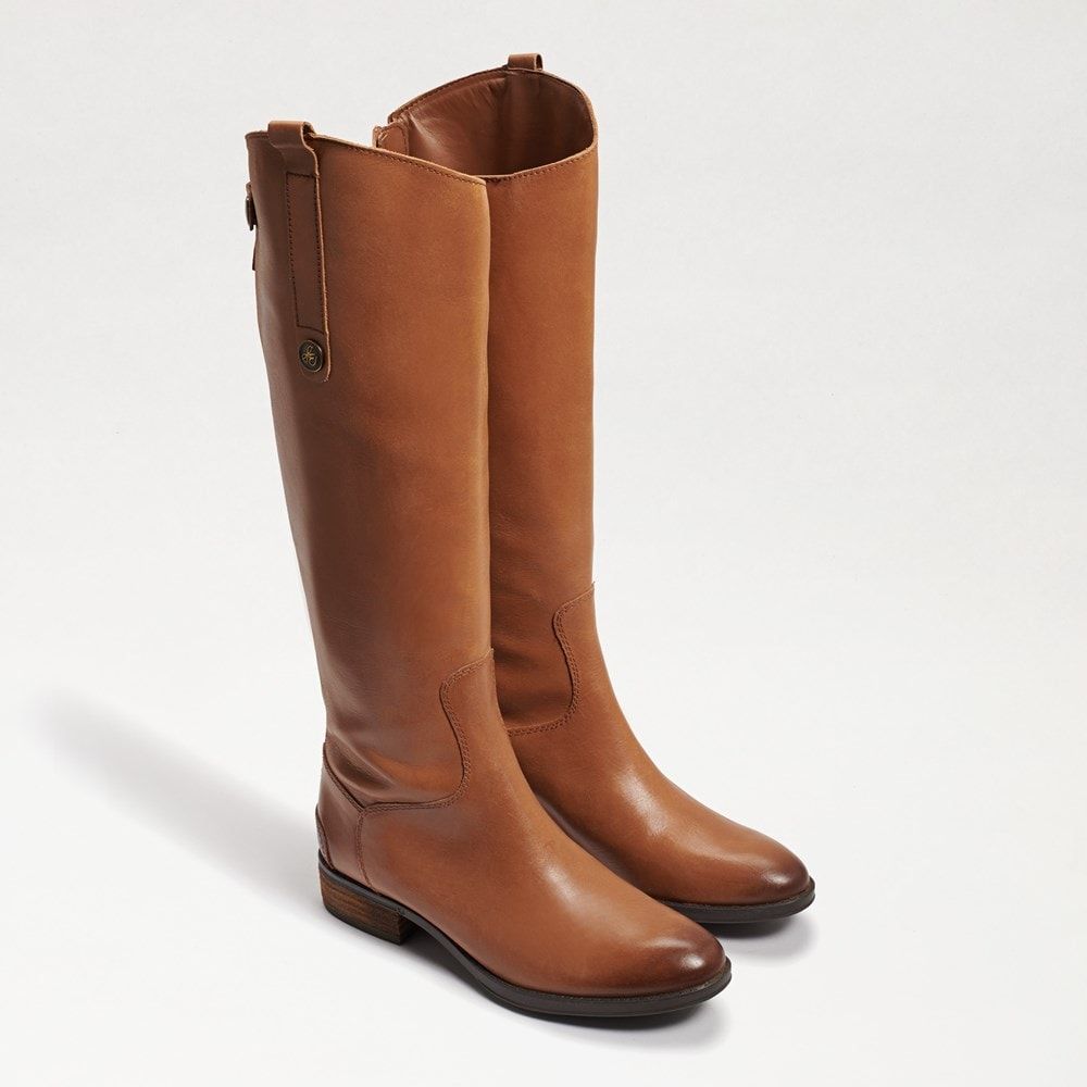 Penny Wide Calf Leather Riding Boot | Sam Edelman