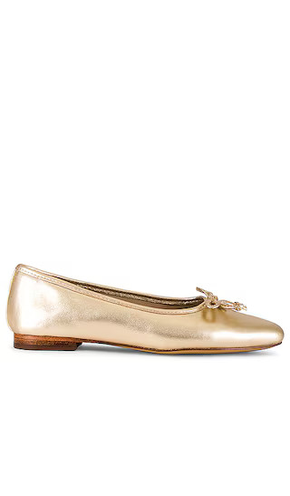 Meadow Ballet Flat in Gold | Revolve Clothing (Global)