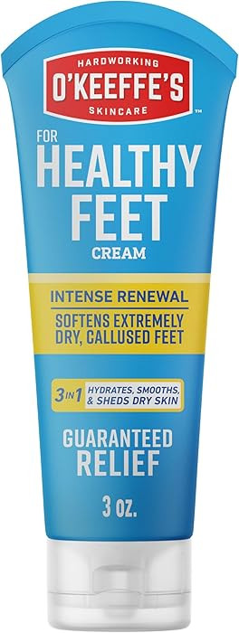 O'Keeffe's for Healthy Feet Intense Renewal Cream with Urea & Alpha Hydroxy Acid - 3 oz Tube (1 P... | Amazon (US)