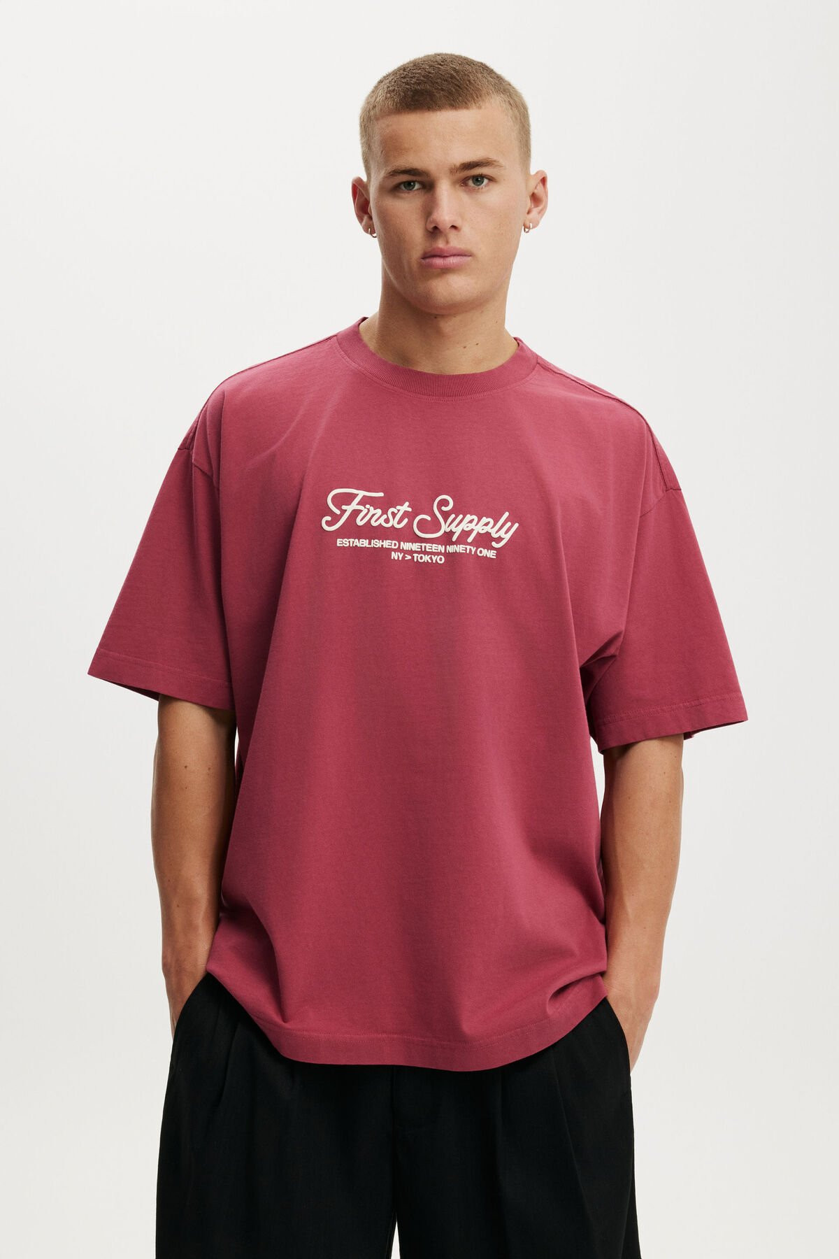 Box Fit Text T-Shirt | Cotton On (US)