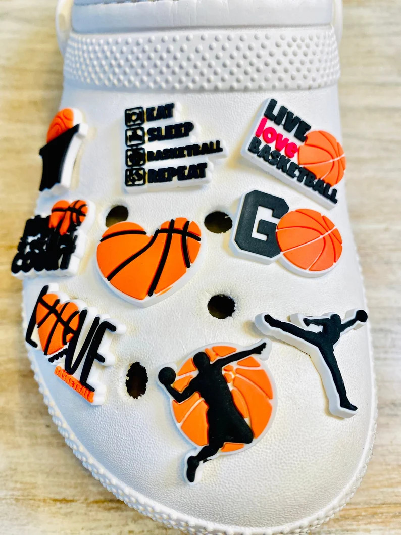 Shoe Charms | Basketball Set | 9 Piece Option | 1 Piece Option - Etsy | Etsy (US)