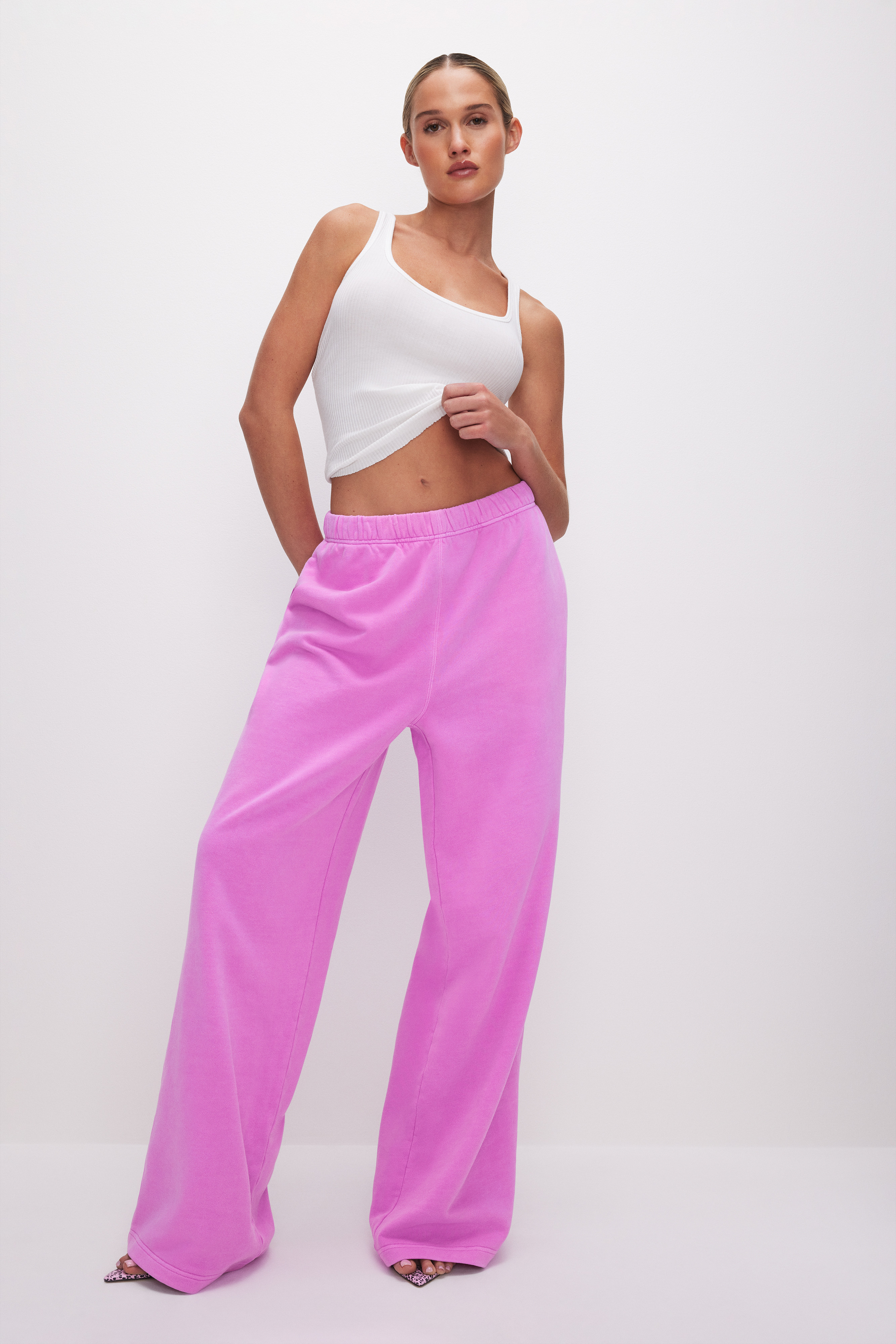 WIDE LEG SWEATPANTS | Good American