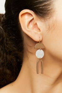 Marbled Geo Drop Earrings | Forever 21 (US)