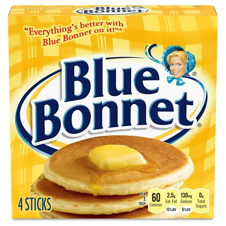 Blue Bonnet Original Vegetable Oil Spread Sticks, 16 oz. (4 Sticks) | Walmart (US)