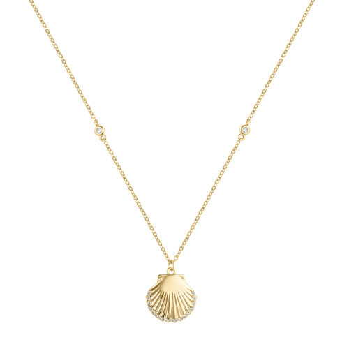 Electric Picks Splash Shell Necklace in Gold at Nordstrom | Nordstrom