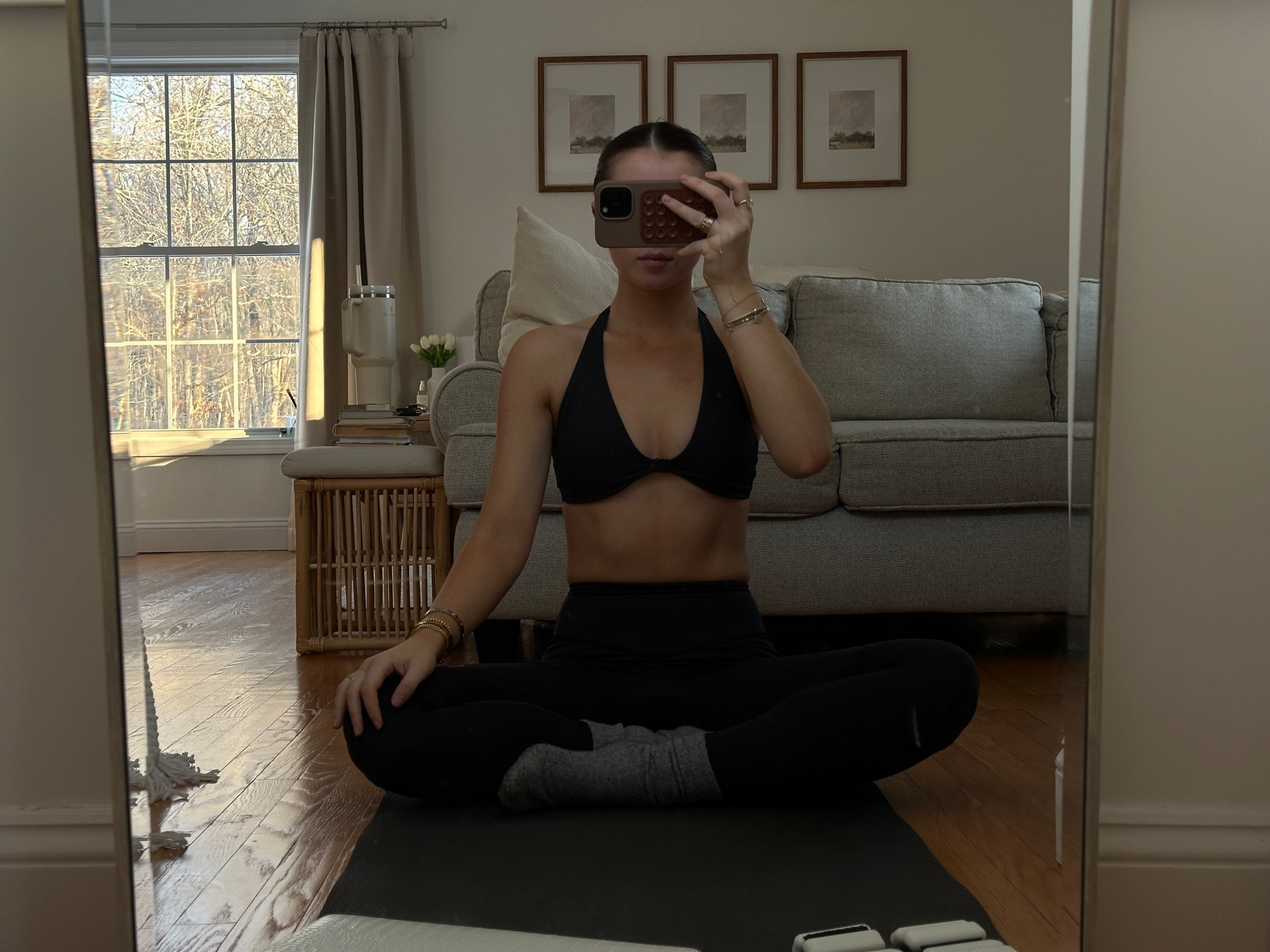 Wearing a size small in top and bottom 🖤

#LTKActive