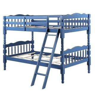 Homestead Blue Twin Bunk Bed | The Home Depot