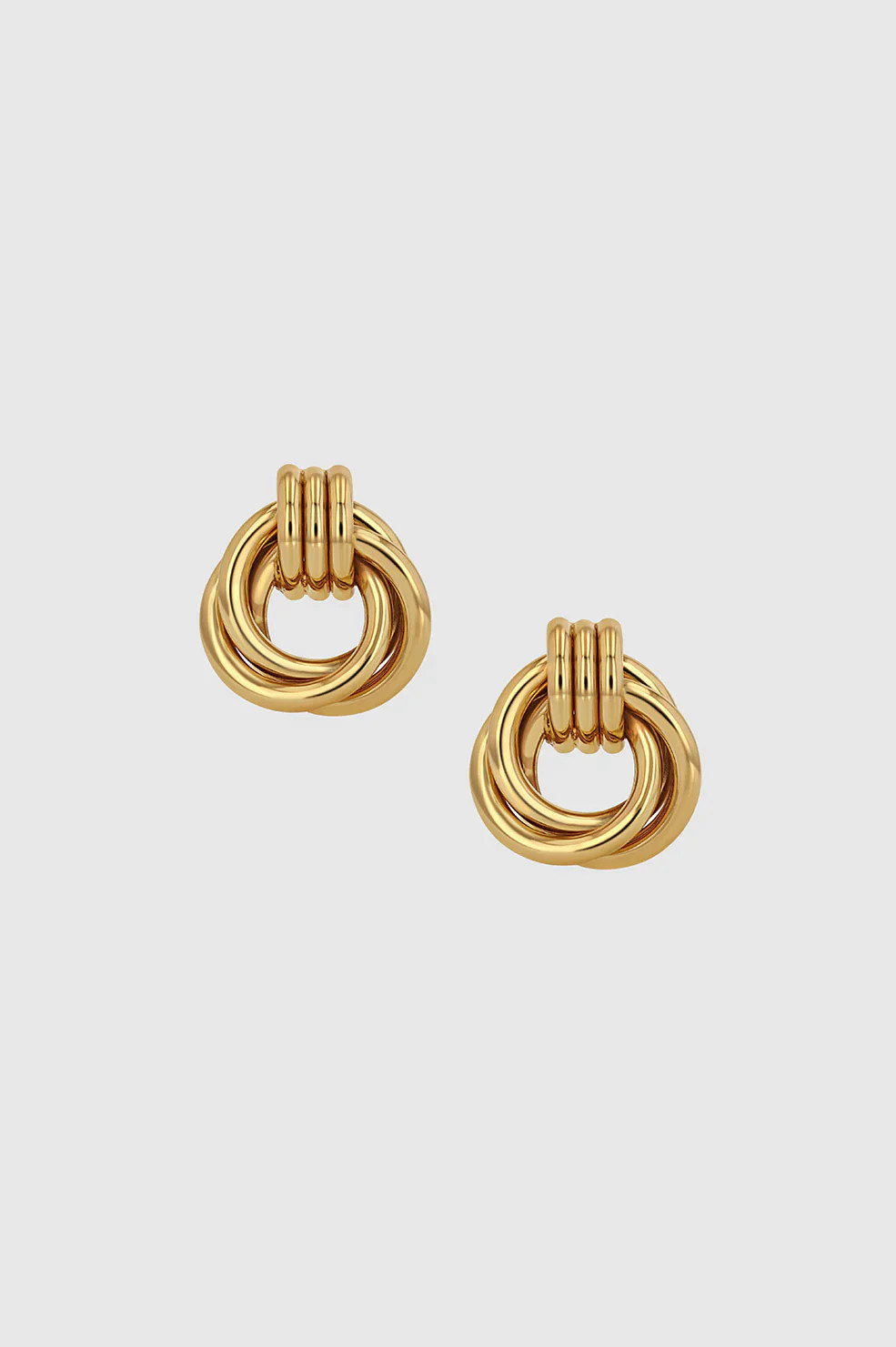 Triple Knot Earrings - Gold One | Anine Bing