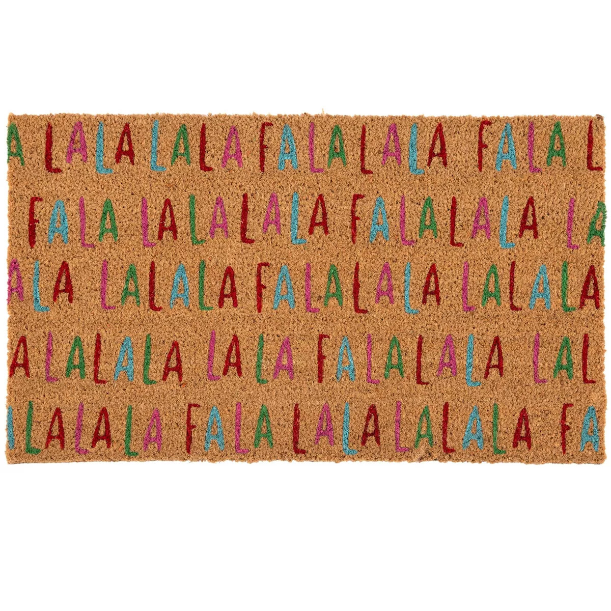 Shiraleah "FA LA LA" Holiday Doormat | Target