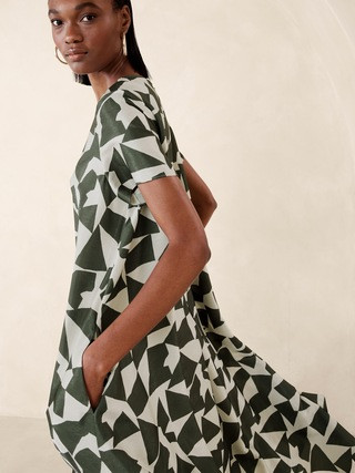 Aurelia Crepe Maxi Dress | Banana Republic (US)